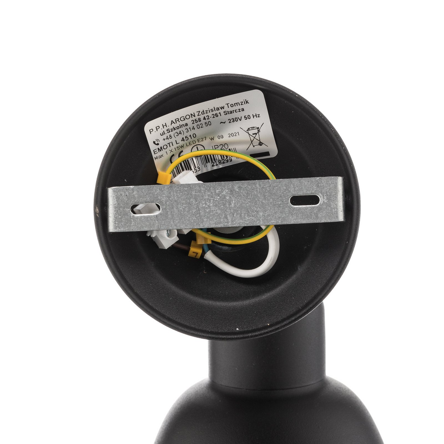 B-Ware Euluna Wandleuchte Lampe Emoti Wandlicht Schwarz E27 Dimmbar Leuchte Spot - 4251911790573