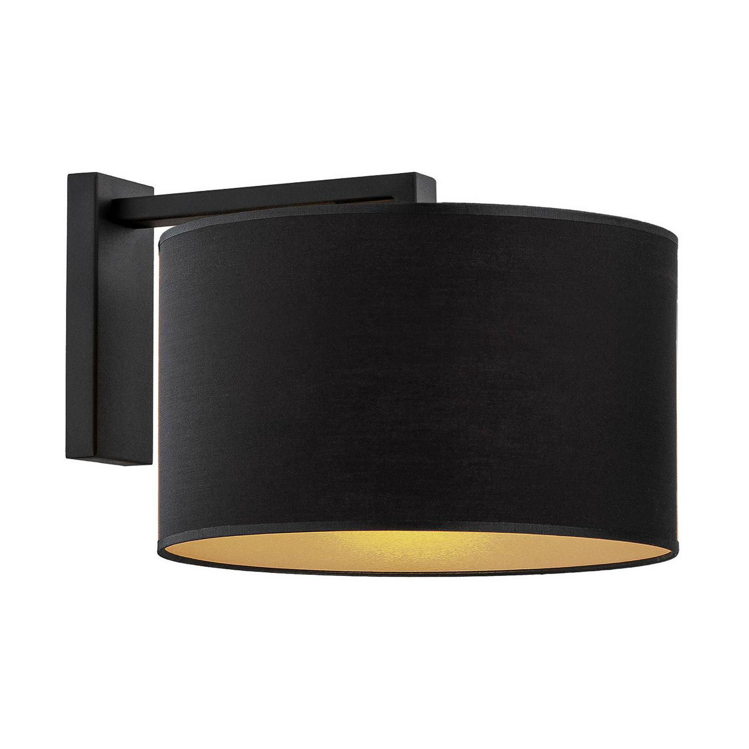 Euluna Wandleuchte Lobera Mit Textilschirm In Schwarz Wandlampe Lampe Leuchte B-Ware - 5902553215489
