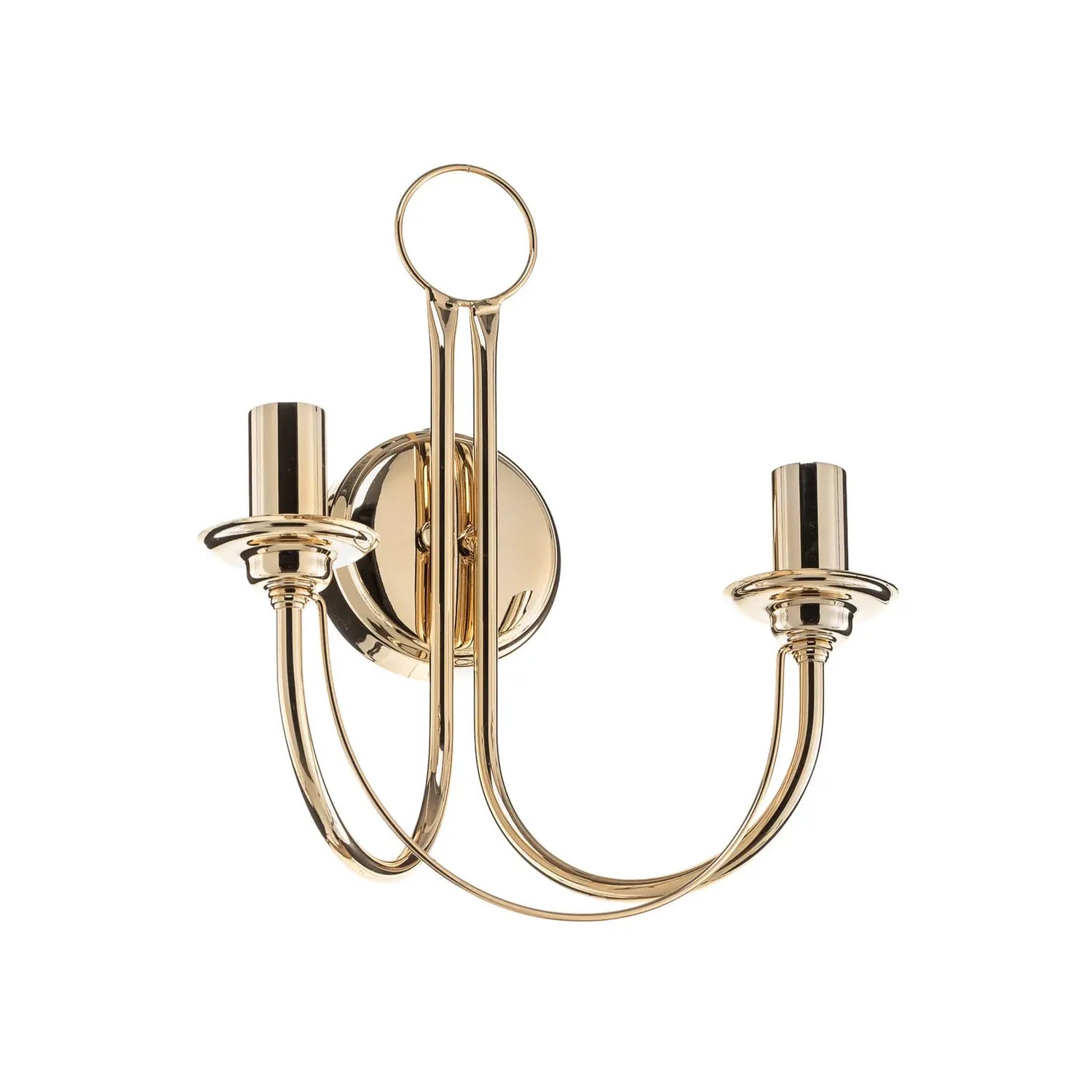 B-Ware Euluna Wandleuchte Wandlampe Retro Gold Stahl Schalter Beleuchtung 2 Flg - 4251911799958