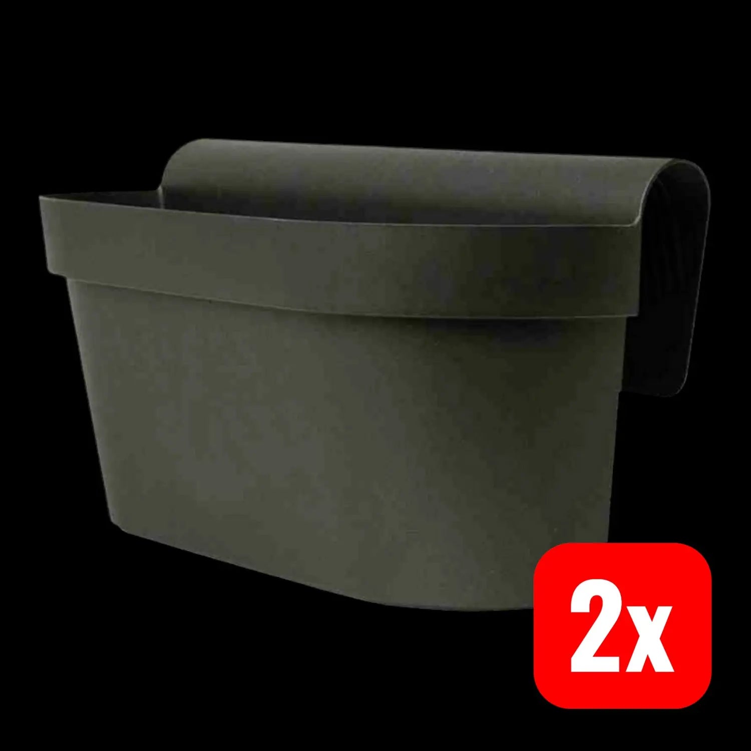 B-Ware Euro3plast Cassetta Up 3059.62 Pflanzkasten Blumenkasten Kunststoff 2 Stück - 8000072140859