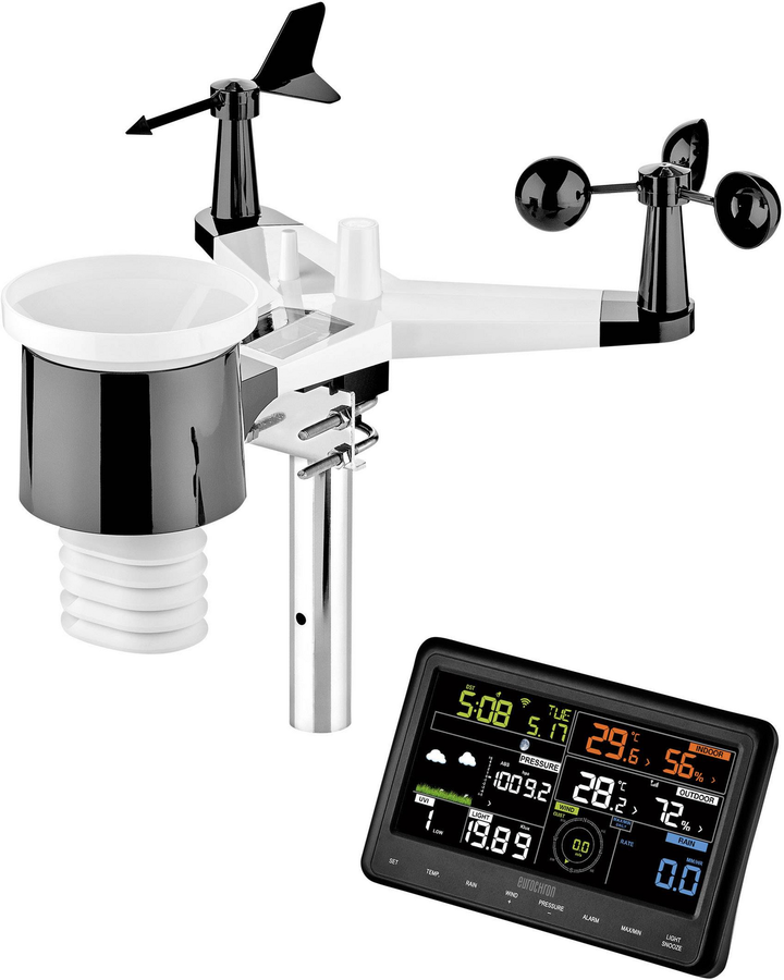 Eurochron Funk Wetterstation Efws 29 Wettermessstation Vorhersage App Wifi Funk B-Ware