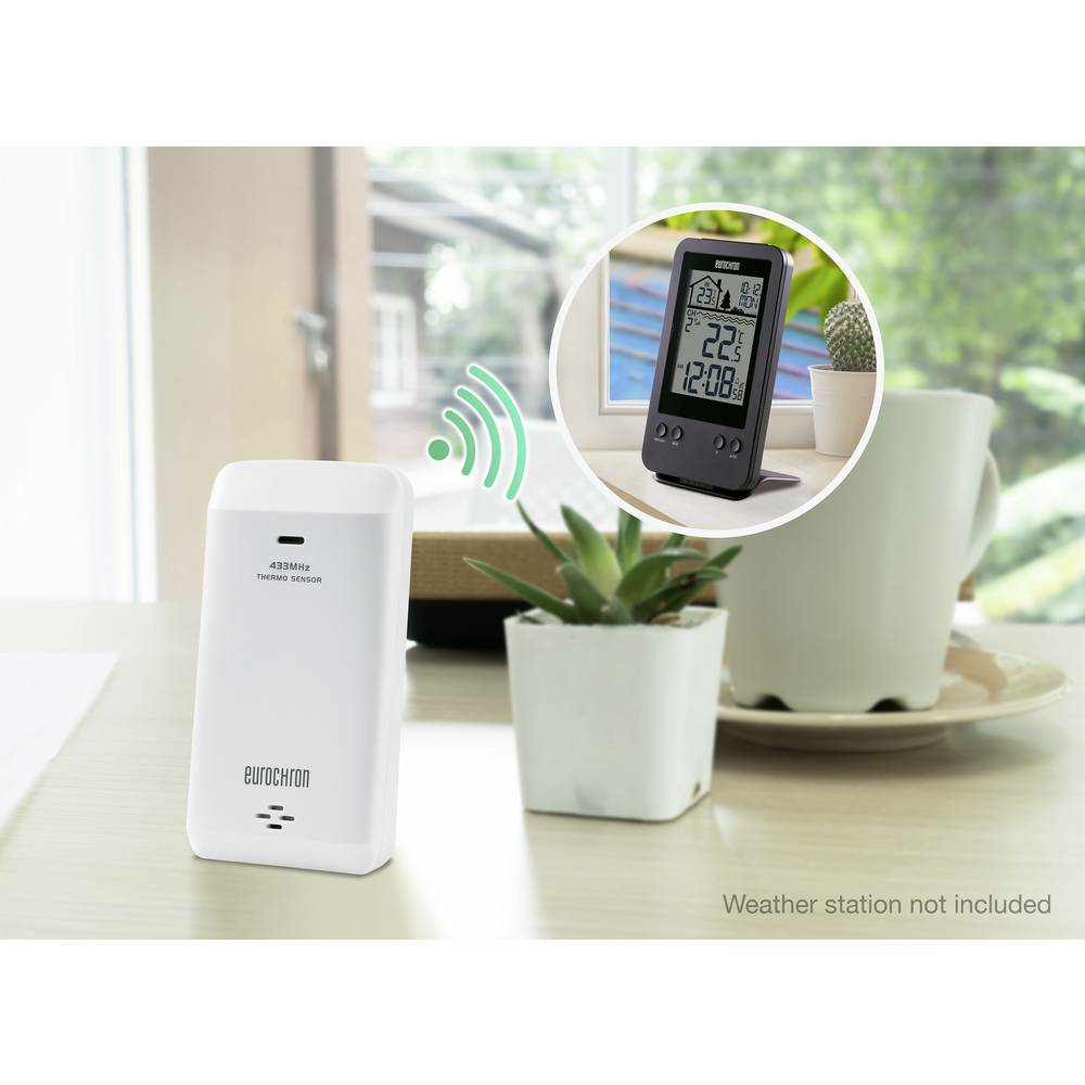 B-Ware Eurochron Zusatzsensor Thermo Sensor Eptes D1 Funk Thermologger 4 Stück - 4053199982165