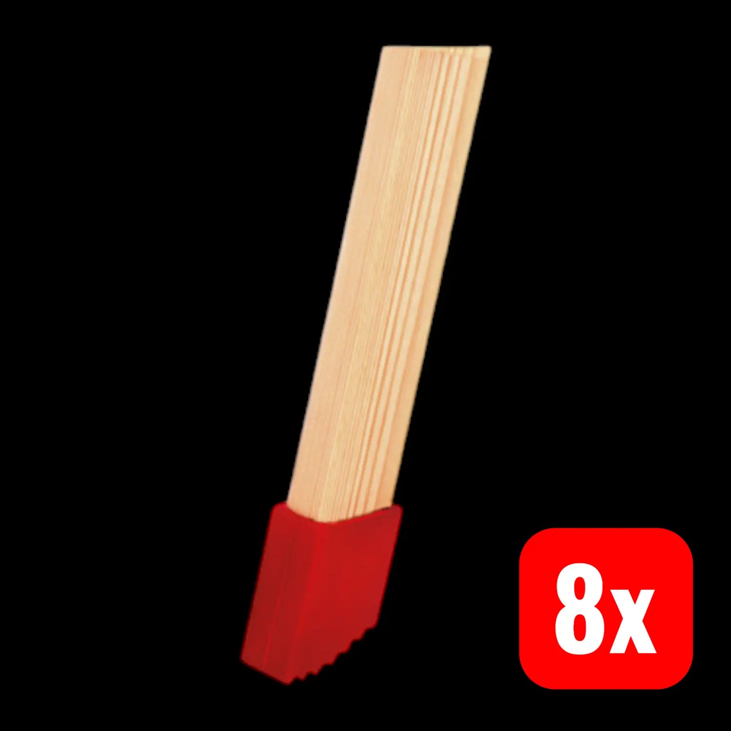 B-Ware Euroline Leiterfuß Ersatzteil Holzleiter Größe 2x3   2x10 Sprossen 8 Stück - 4003311199070