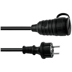 B-Ware Eurolite Strom Verlängerungskabel 15m H07 Rn F 3 G1.5 Netzkabel 16 A Schwarz