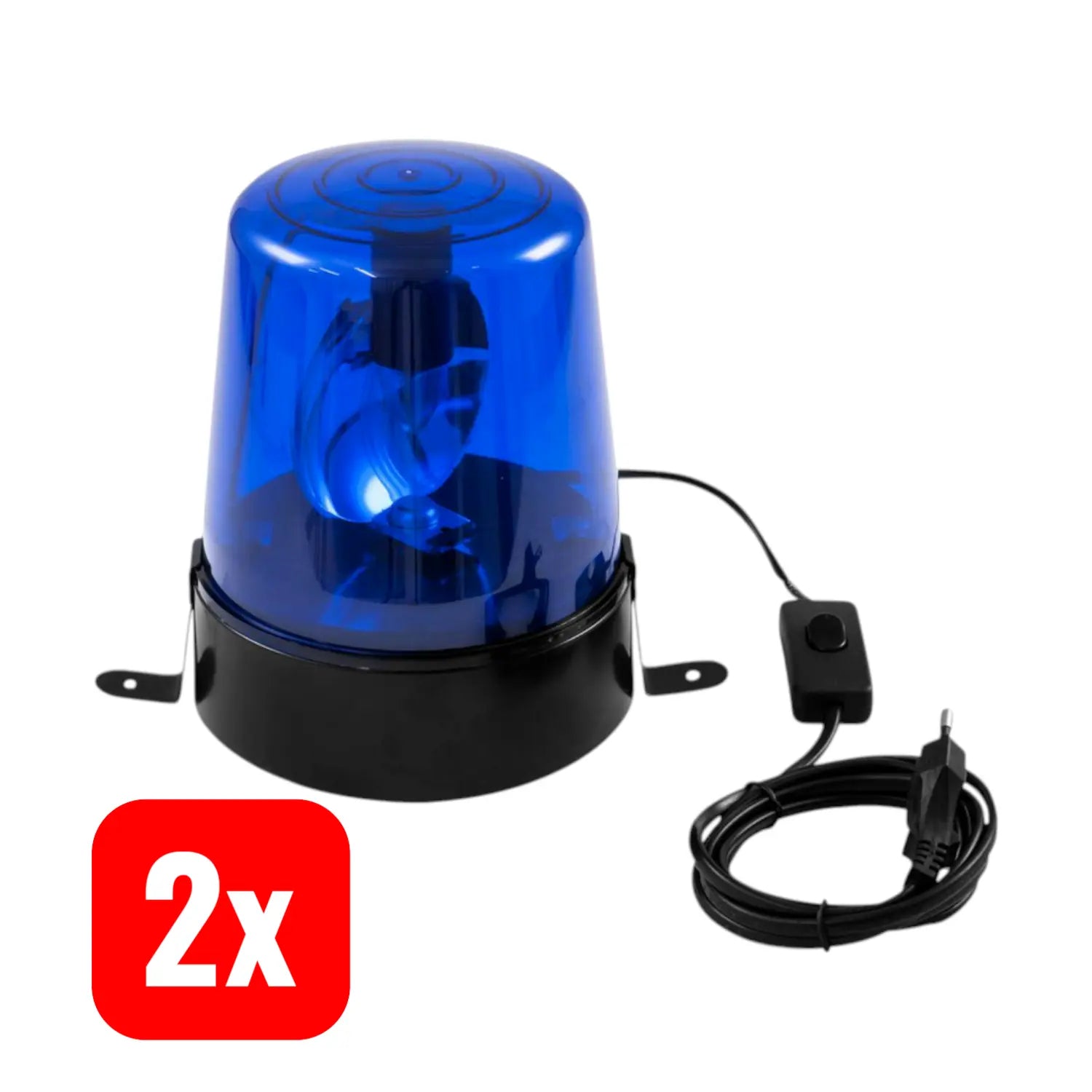 B-Ware Eurolite Led Polizeilicht Leuchtmittel 1 Blaulicht Leuchte Polizei 2 Stück - 4026397647358
