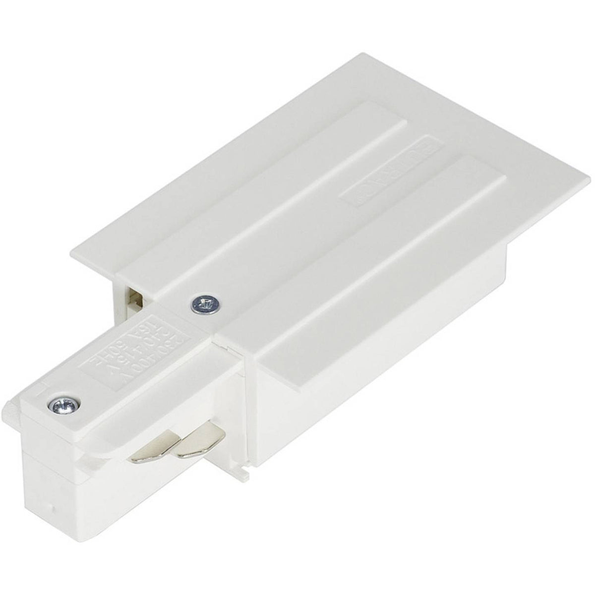 EUTRAC 3P Einspeiser Stromschiene Schiene weiss L Hauptanschluss - 4024163200172