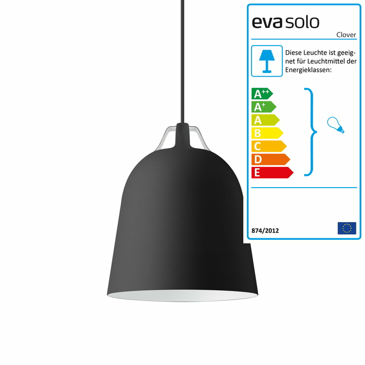 B-Ware Eva Solo Clover Pendelleuchte Pendelleuchte Hängeleuchte Deckenlampe Schwarz - 5706631193337