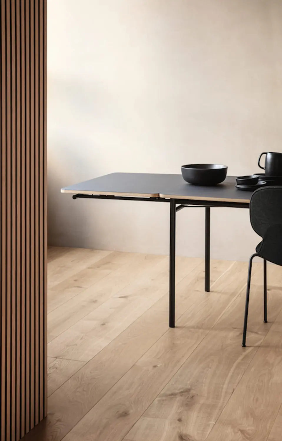 Eva Solo Taffel Esstisch Tisch Küchentisch Ausziehbar 74x90x150 210 Cm Schwarz B-Ware - 5706631208758