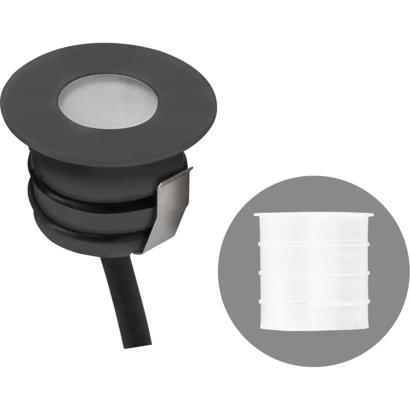 B-Ware Evn Bodeneinbauleuchte Einbaustrahler Led Anthrazit Ip65 Aluminium Warmweiß 3 St - 4037293027489