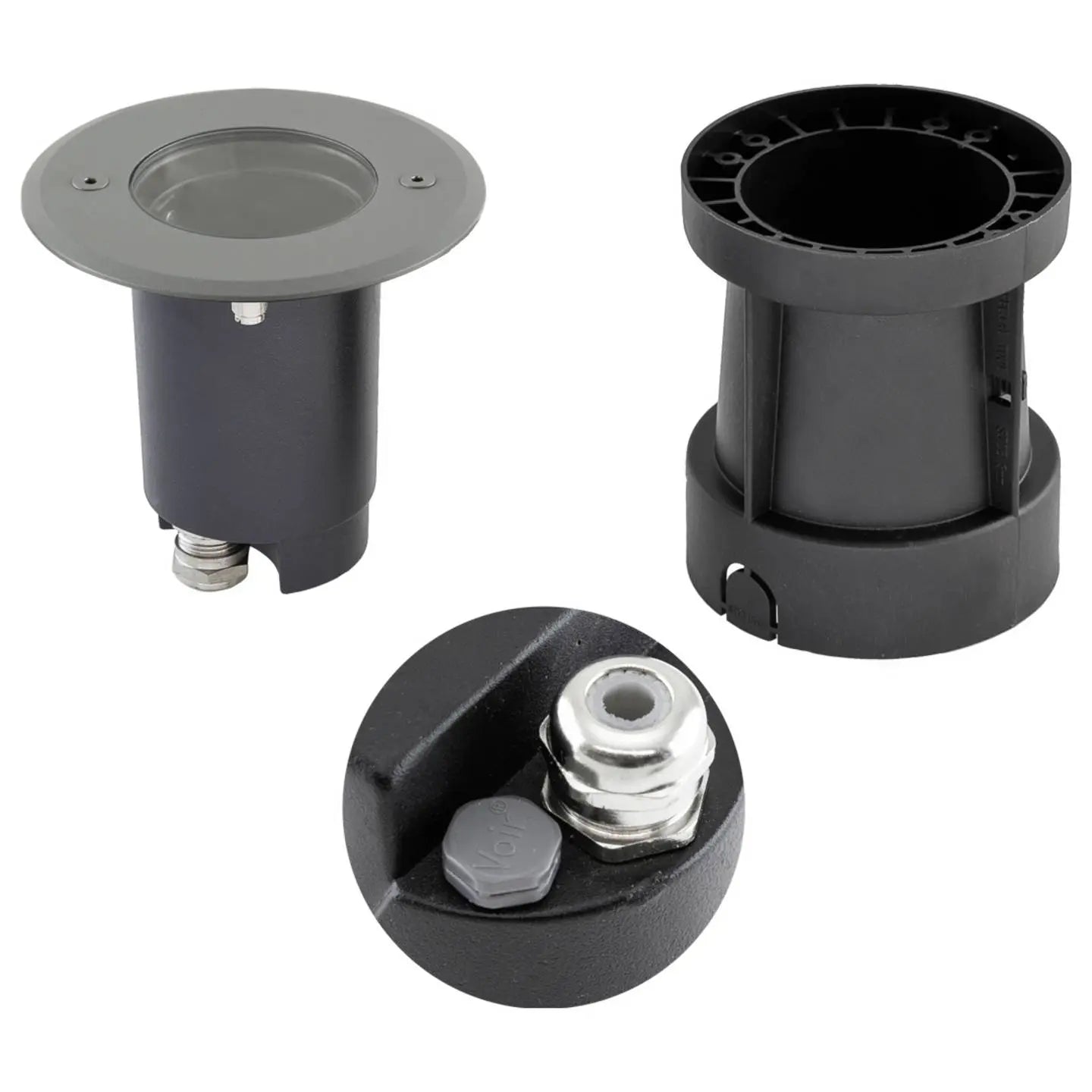B-Ware Evn Bodeneinbauleuchte Bodeneinbaustrahler Led Aluminium Edelstahl Kunststoff - 4037293028646
