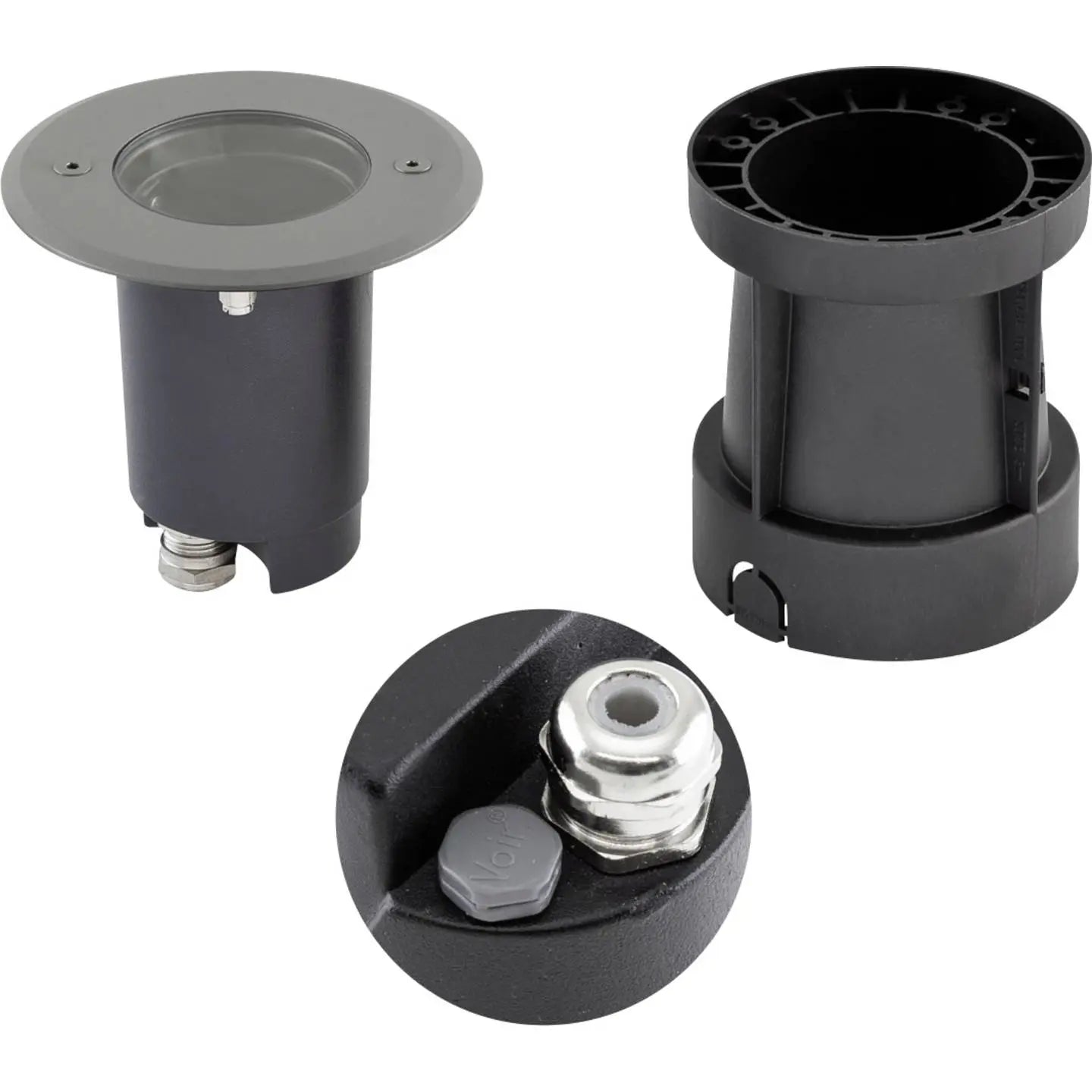 B-Ware Evn Bodeneinbauleuchte Bodeneinbaustrahler Led Aluminium Edelstahl Kunststoff - 4037293028646