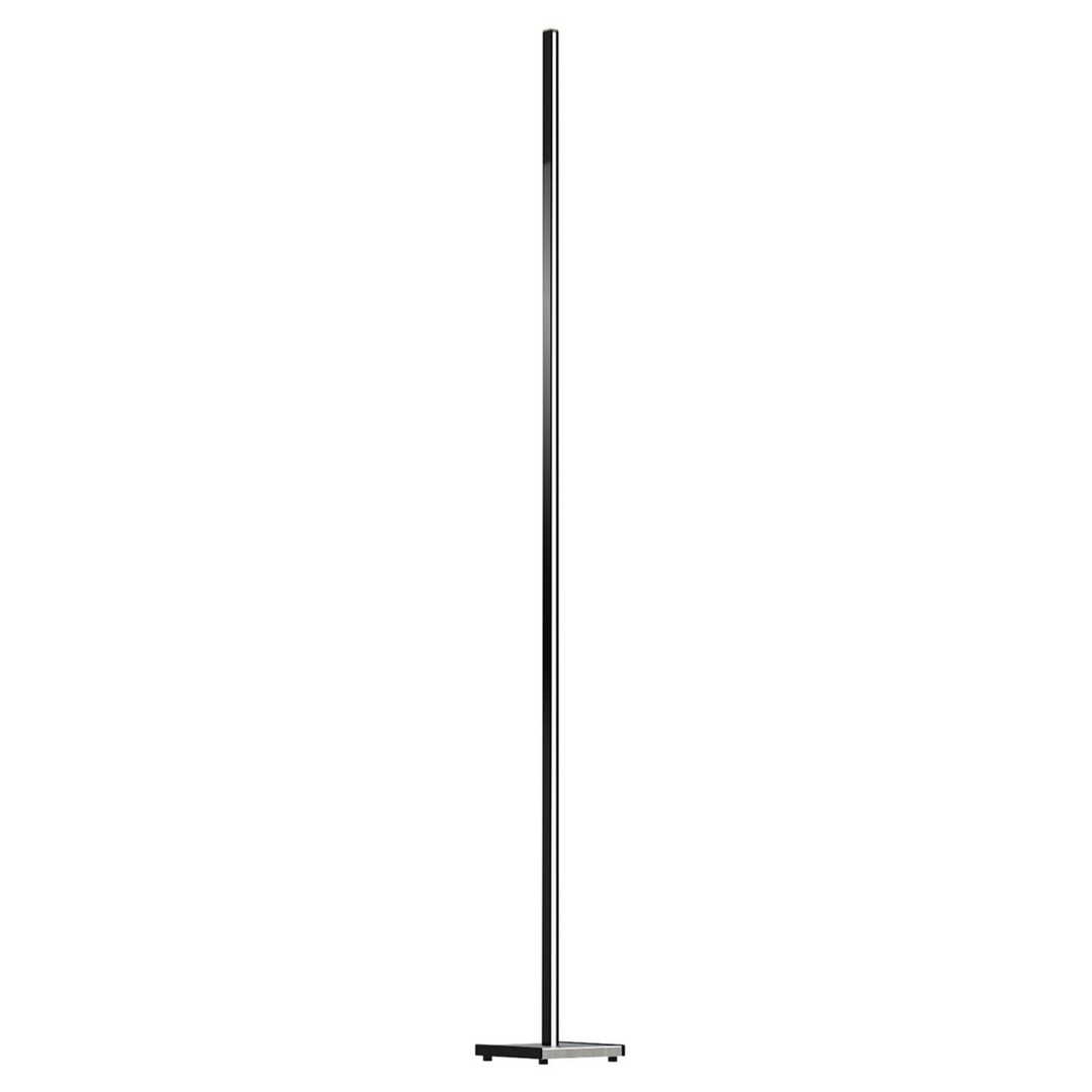 Evotec Stehleuchte Lampe Led Orix Schwarz Fernbedienung 180 Cm Nickel Leuchte B-Ware