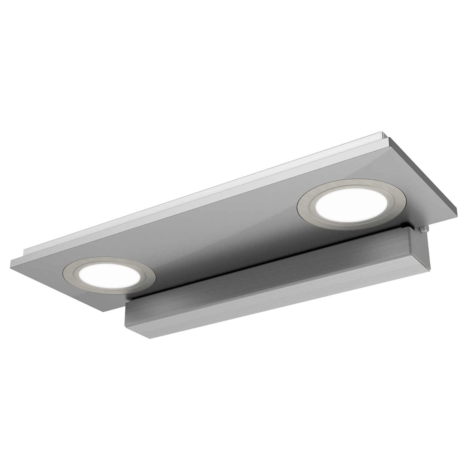 B-Ware Evotec Wandleuchte Led Wandlampe Pano Edelstahl Grau Leuchte Lampe 2 Flg - 4012676155904