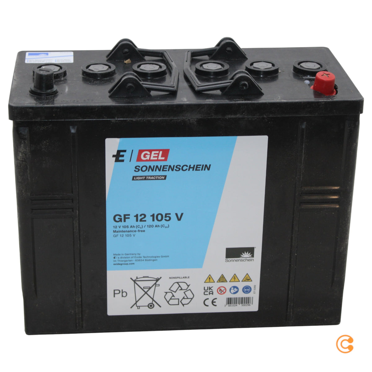 Exide Antriebsbatterie Blockbatterie Batterie GF 12 105 V 12V SIEHE TEXT/FOTO - 4251677300337