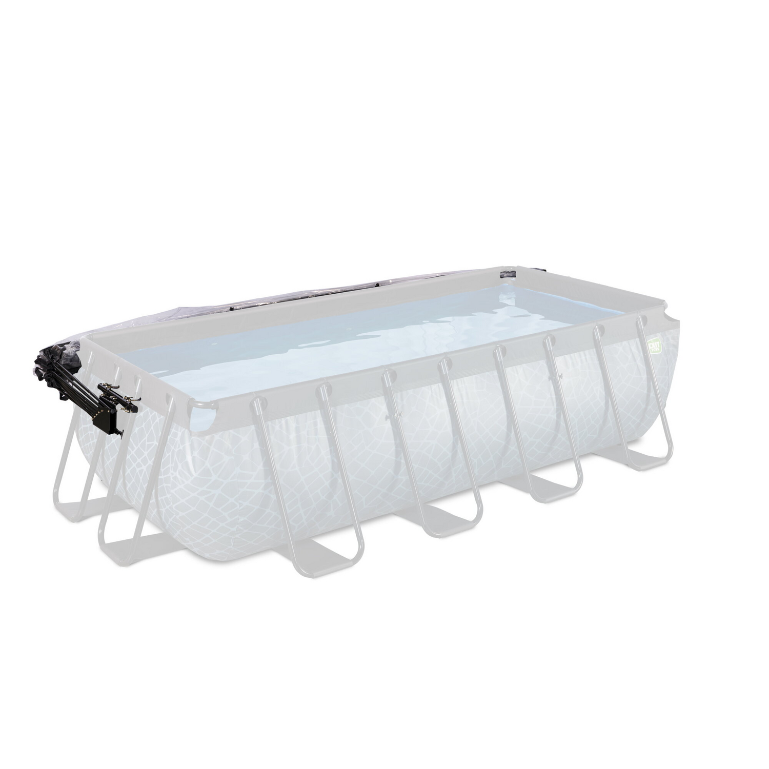 B-Ware Exit Poolabdeckung Poolplane Poolabdeckung 400x200cm Universell