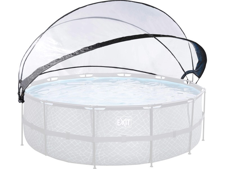 Exit Toys Poolabdeckung Pool Abdeckung Plane Rund Poolzubehör 427 Cm Transparent B-Ware - 8720088267066