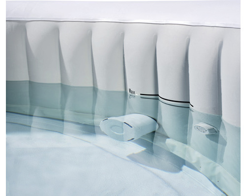 B-Ware Exit Wood Deluxe Whirlpool Pool Spa Whirlpool ø204x65cm Dunkelgrau