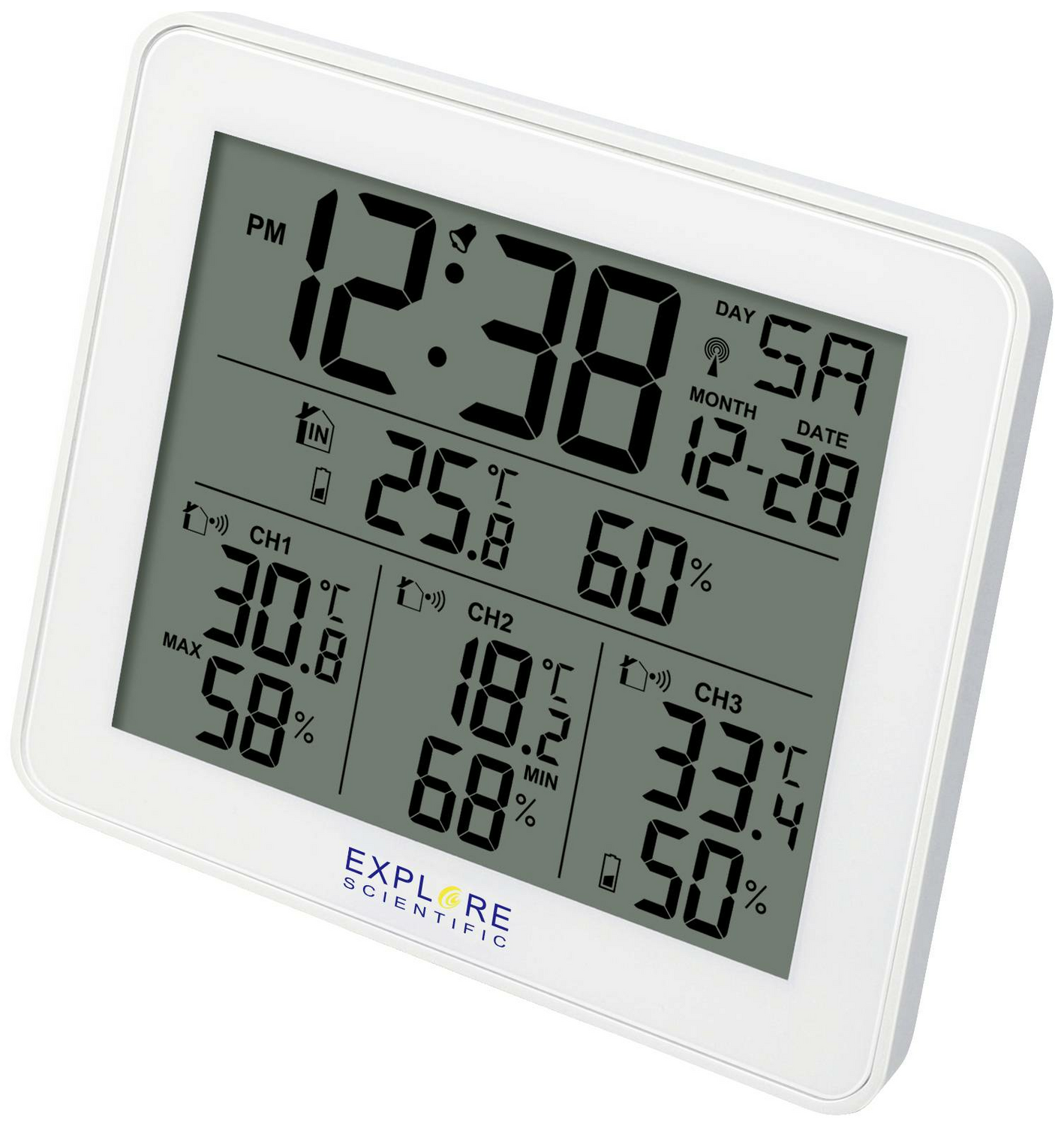 Station météo sans fil Explore Scientific, jusqu'à 3 capteurs, produit de seconde main