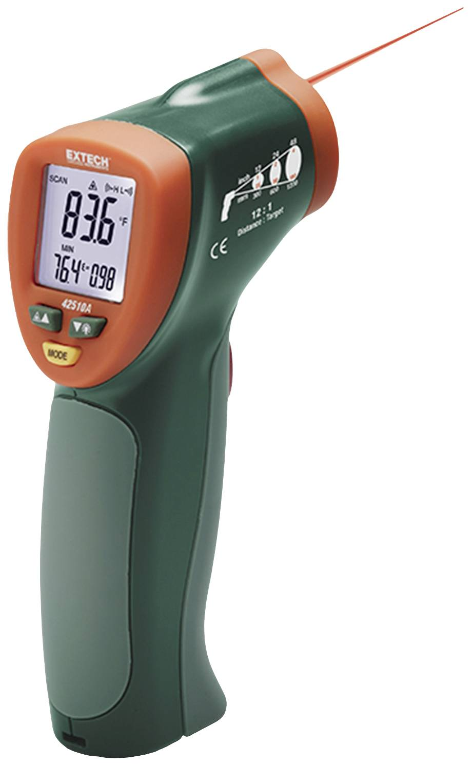 Extech 42510 A Mini Ir Thermometer Thermometer Batterie Siehe Text/Foto B-Ware - 793950426104