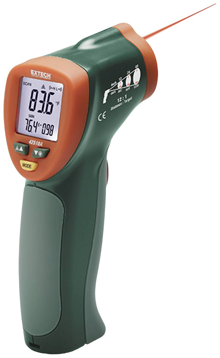 Extech 42510 A Mini Ir Thermometer Thermometer Batterie Siehe Text/Foto B-Ware - 793950426104