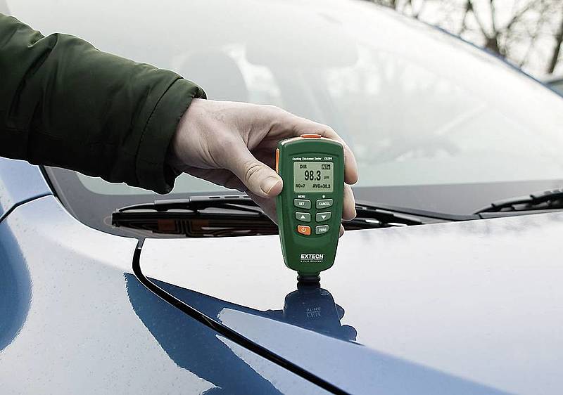 B-Ware Extech Cg204 Schichtdicken Messgerät Lackschichtmessung Prüfgerät Messtechnik - 793950152041