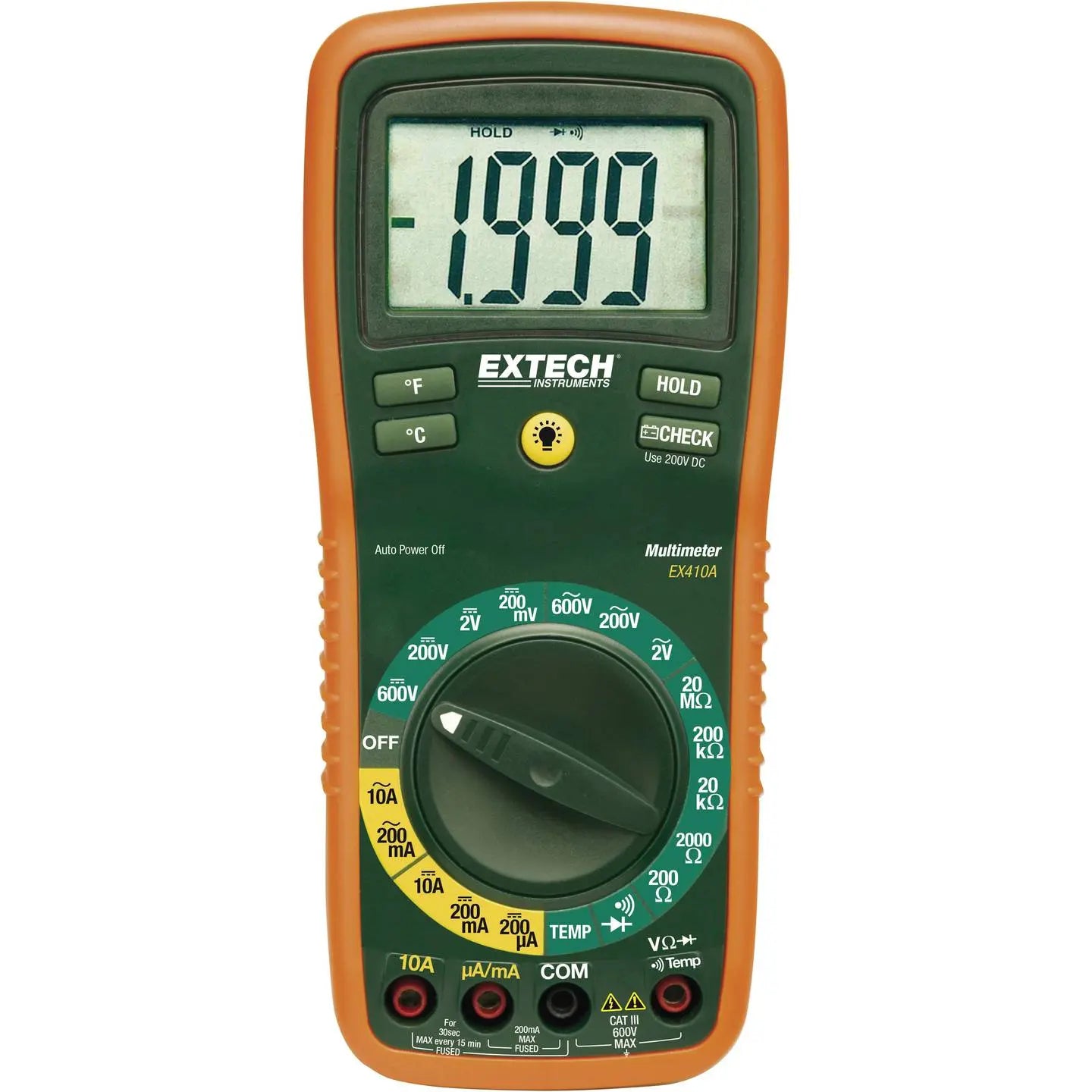 B-Ware Extech Ex410 A Digitales Hand Multimeter Cat Iii 600 V Manuelle Bereichswahl - 793950384107