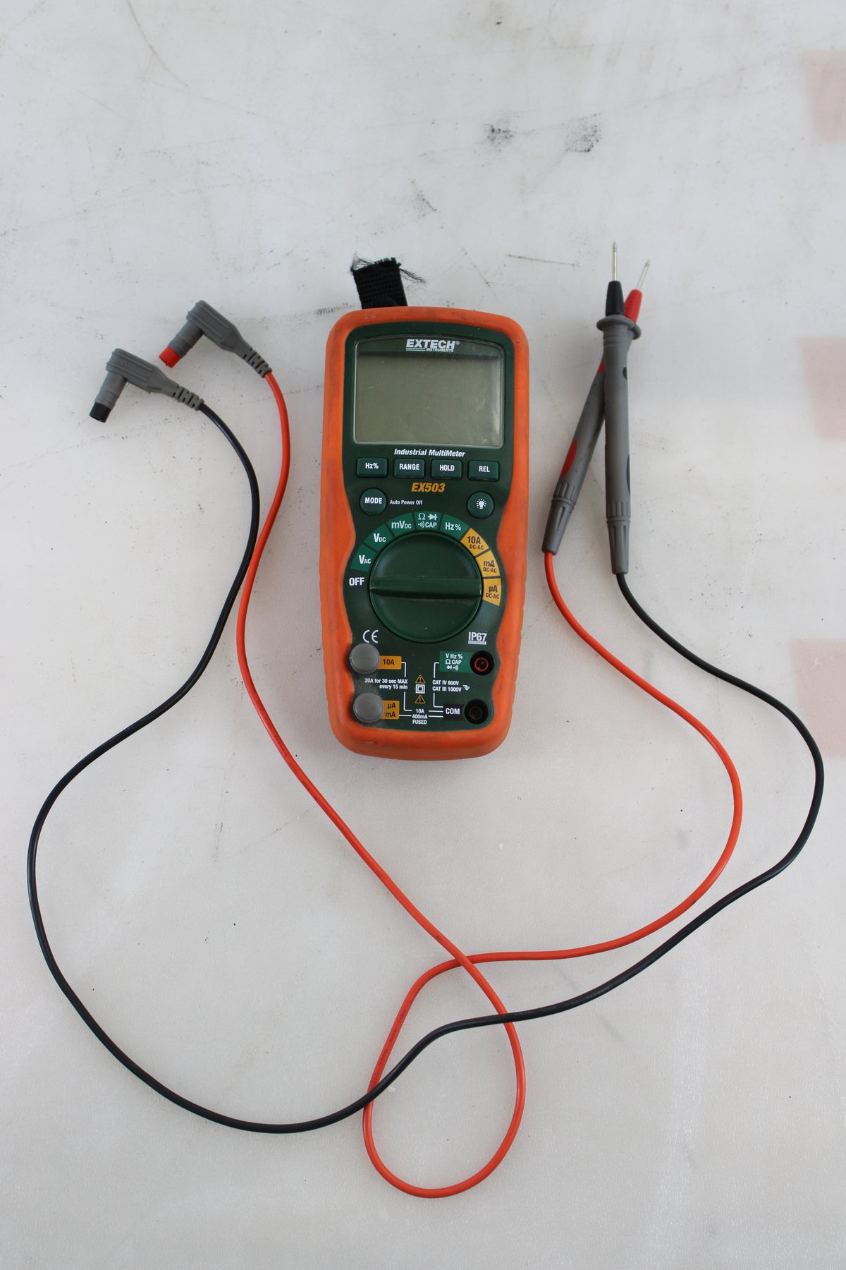 Extech Multimeter Messgerät Digital DMM EX503 Kapazitätsmessung Anzeige - 4016138475388