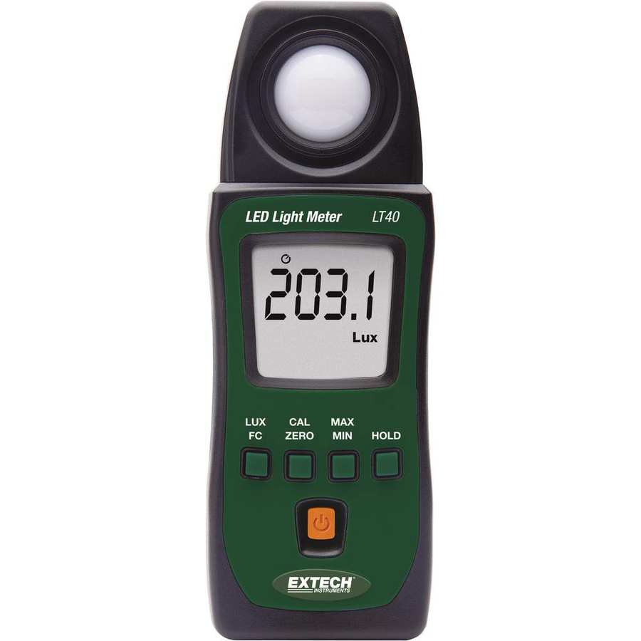Extech Lt40 Luxmeter 400 Light Lux Meter Illuminometer Luminometer 400000 Lx B-Ware - 793950470145