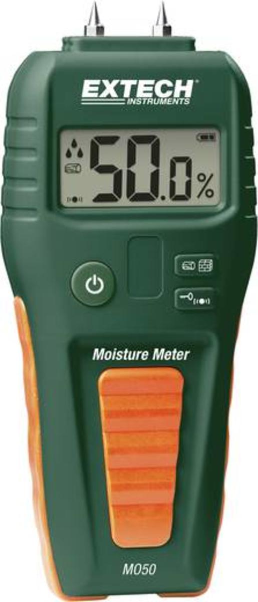 Extech Materialfeuchtemessgerät MO50 Messbereich Baufeuchtigkeit - 0793950470510
