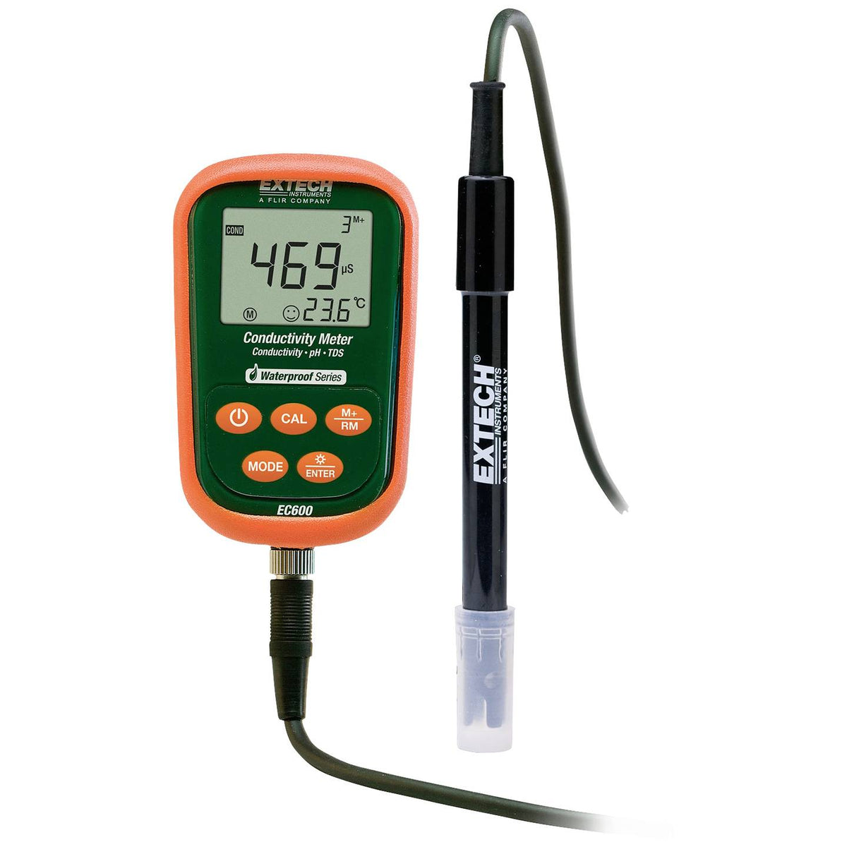 Extech Messgerät Kit pH Meter Leitfähigkeit Temperatur Wasserlabor vollständig - 0793950156001