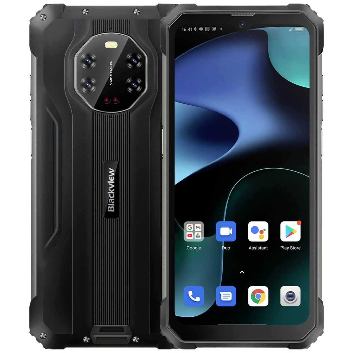 Blackview BV7200 Outdoor Smartphone 128 GB 15.5 cm 6.1 Zoll Schwarz Android 12 - 6931548309673