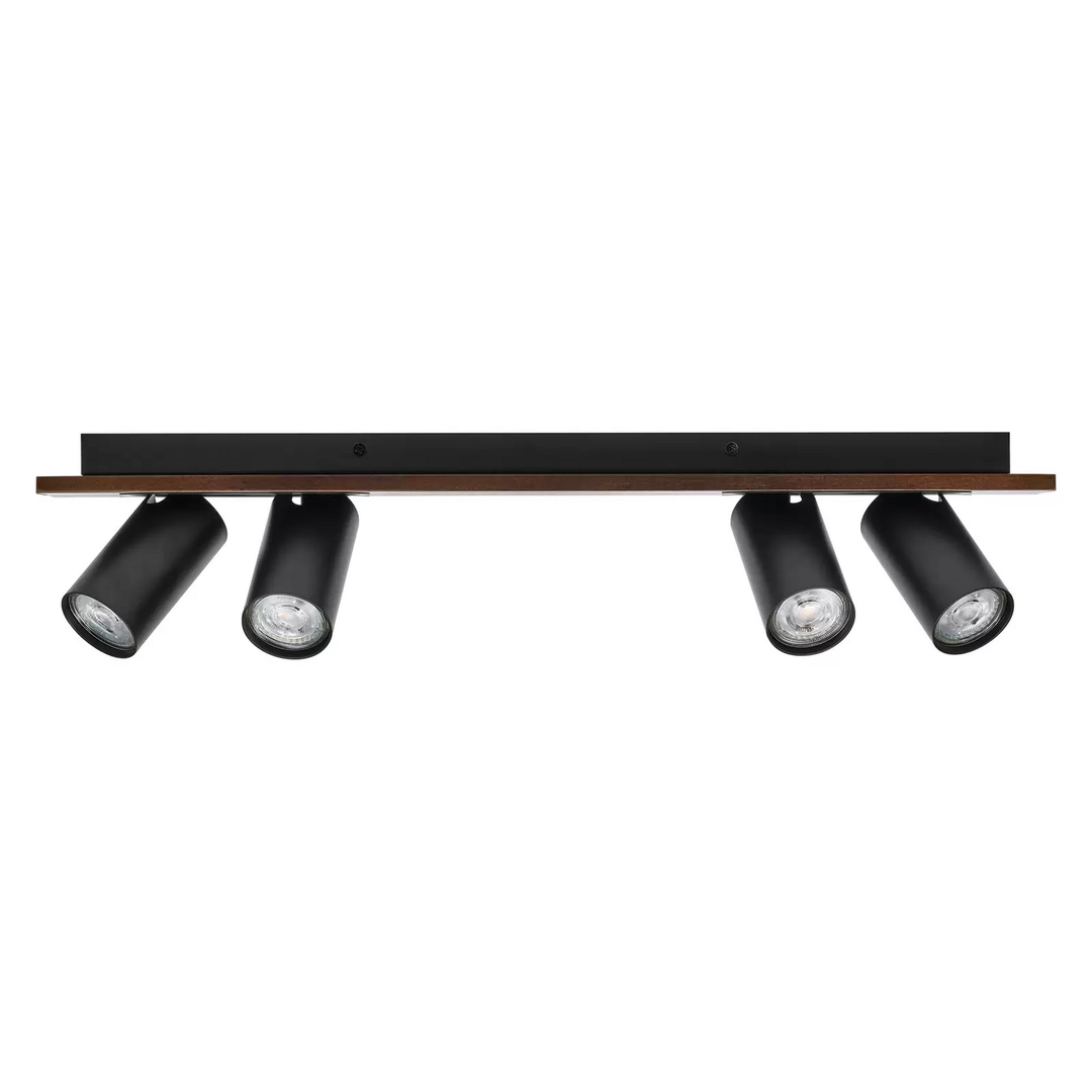 Ledvance Led Deckenspot Mercury Deckenlampe Leuchte Lampe Gu10 4 Fl Holz/Schwarz B-Ware