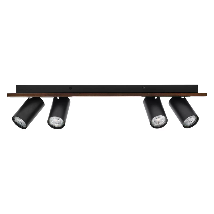 Ledvance Led Deckenspot Mercury Deckenlampe Leuchte Lampe Gu10 4 Fl Holz/Schwarz B-Ware