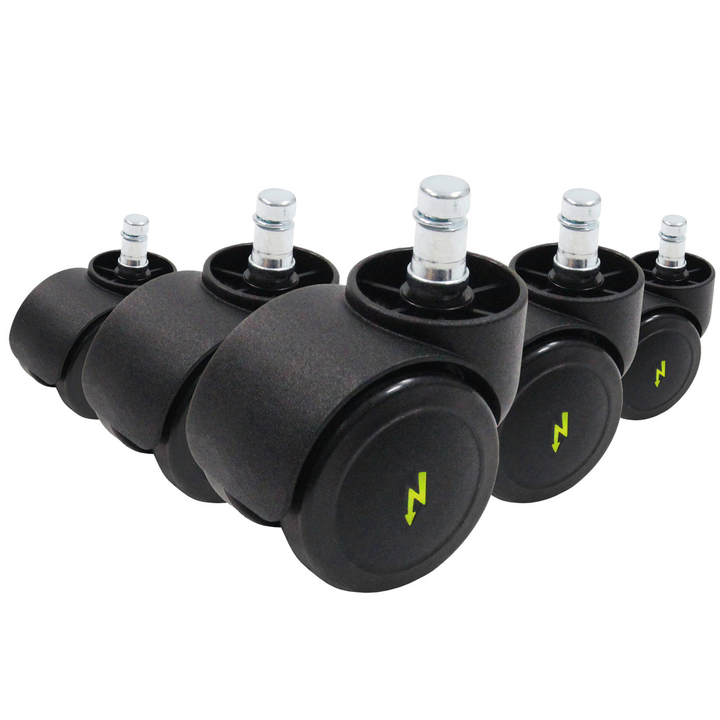 Hjh Office Gmb H 5x Hartbodenrollen Rolo Esd 11mm / 50mm (5er Pack) Elektrisch  B-Ware