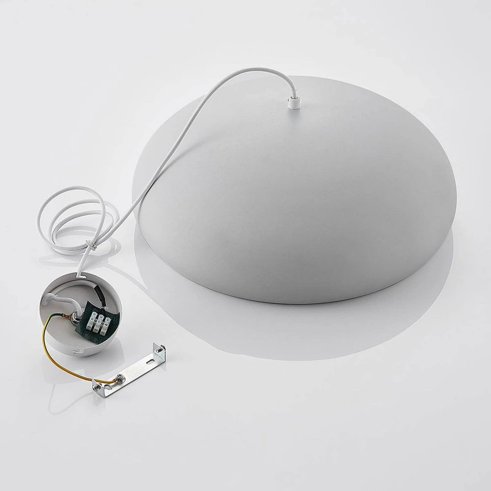 B-Ware Lindby Metall Pendelleuchte Gerwina Hängeleuchte Deckenlampe Lampe Weiß Gold981
