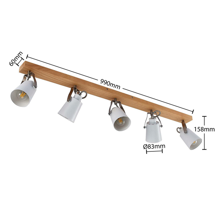 Lindby Blana Deckenlampe Deckenleuchte Deckenstrahler Leuchte Lampe fünfflammig
