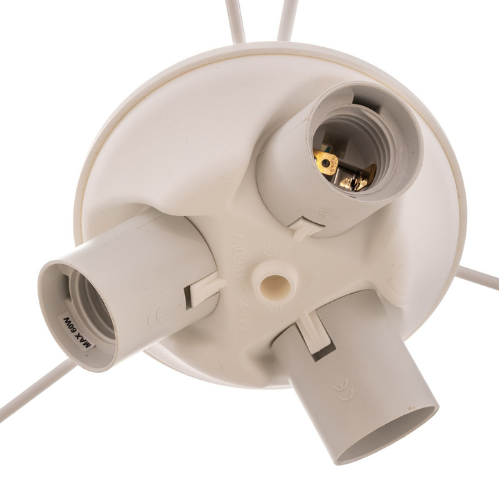 Euluna Hängeleuchte Linobianco Jute Weiß Braun Hängeleuchte Pendelleuchte Lampe B-Ware