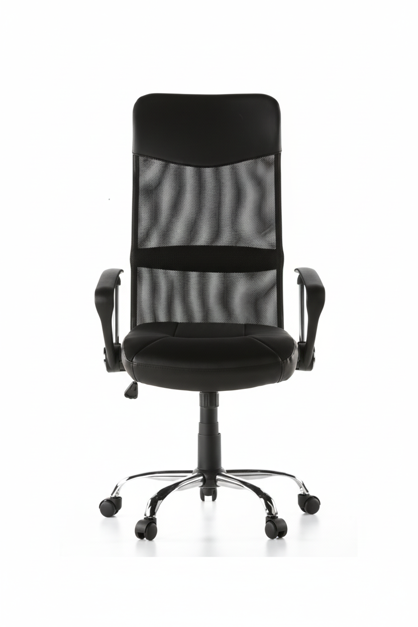 Hjh Office Bürostuhl Chefsessel Arton 20 Drehstuhl Stuhl Netz Kunstleder Schw157 B-Ware - 4260182533345