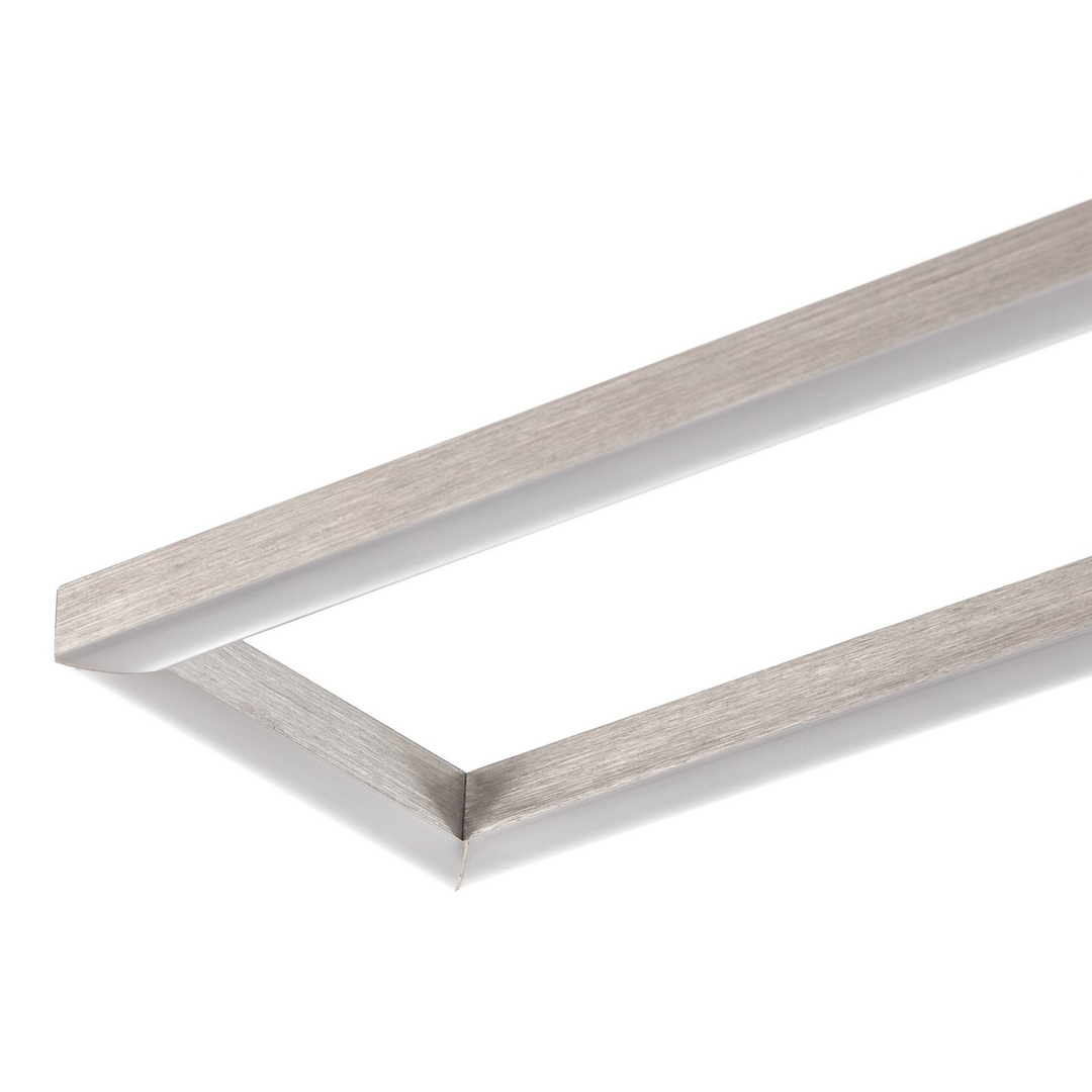 Briloner Deckenlampe Frame Deckenlampe Lampe 3 Stufig Dimmbar Alu 110 X 12 Cm B-Ware