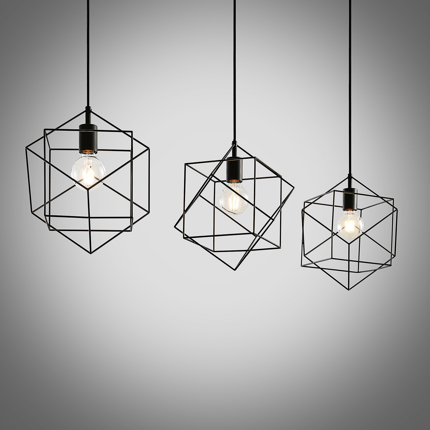 Lindby Finnigan Hängeleuchte Gitterschirm Deckenlampe Deko Pendelleuchte E27 B-Ware - 4251096585261