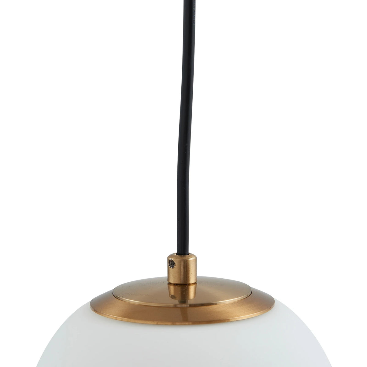 Lucande Hängelampe Bidolo Hängeleuchte Deckenlampe messingfarben Glas 15 cm IP44 - 4251911776379