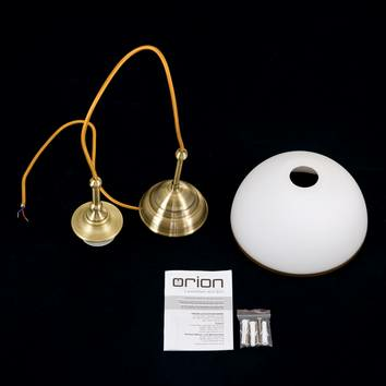 Orion Hängeleuchte Old Lamp Hängelampe Deckenlampe mit Textilkabel einflammig