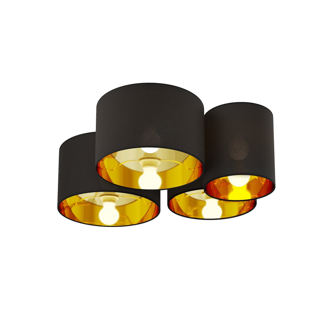 Lindby Laurenz Deckenlampe Wohnzimmerleuchte Deckenlampe Deko Stoffleuchte E27 B-Ware