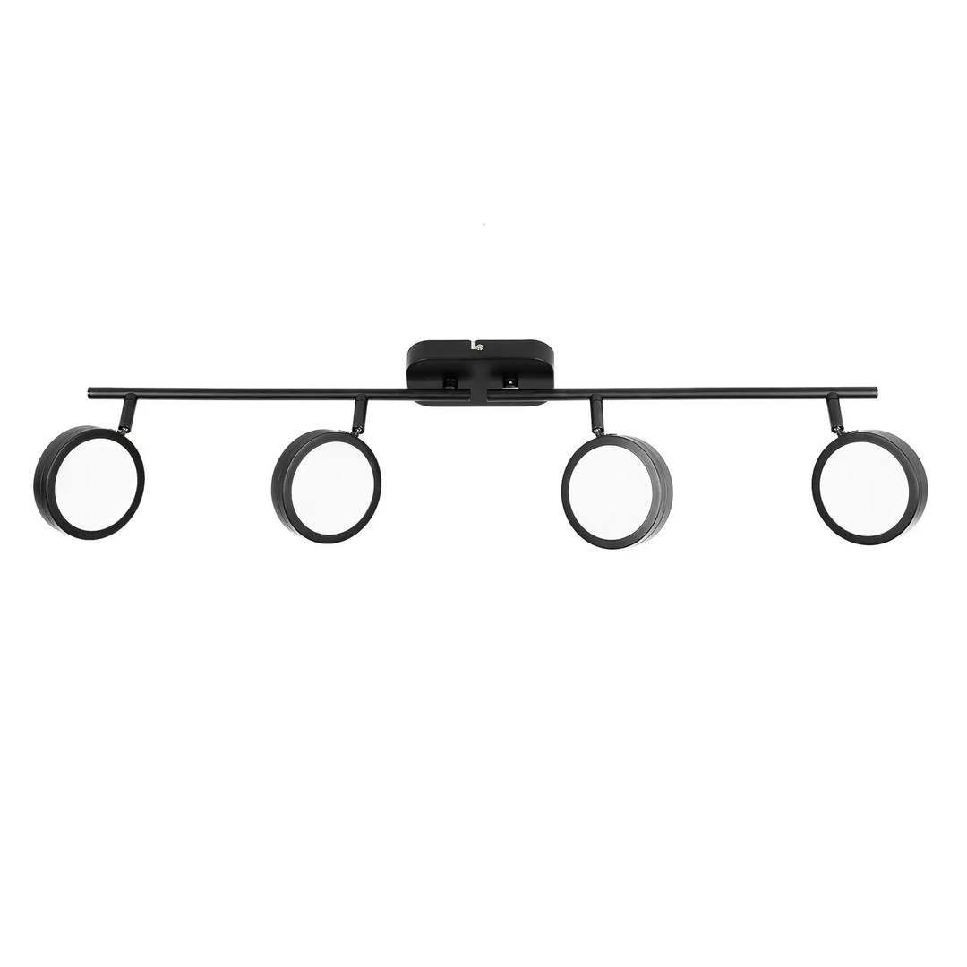 Lindby Neros LED-Strahler Deckenlampe Deckenleuchte Deckenstrahler schwarz