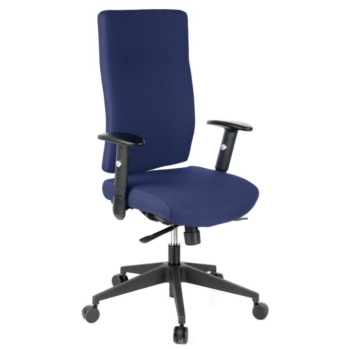 hjh OFFICE Bürostuhl Drehstuhl Stuhl PRO-TEC 300 Stoff dunkelblau Power-Office