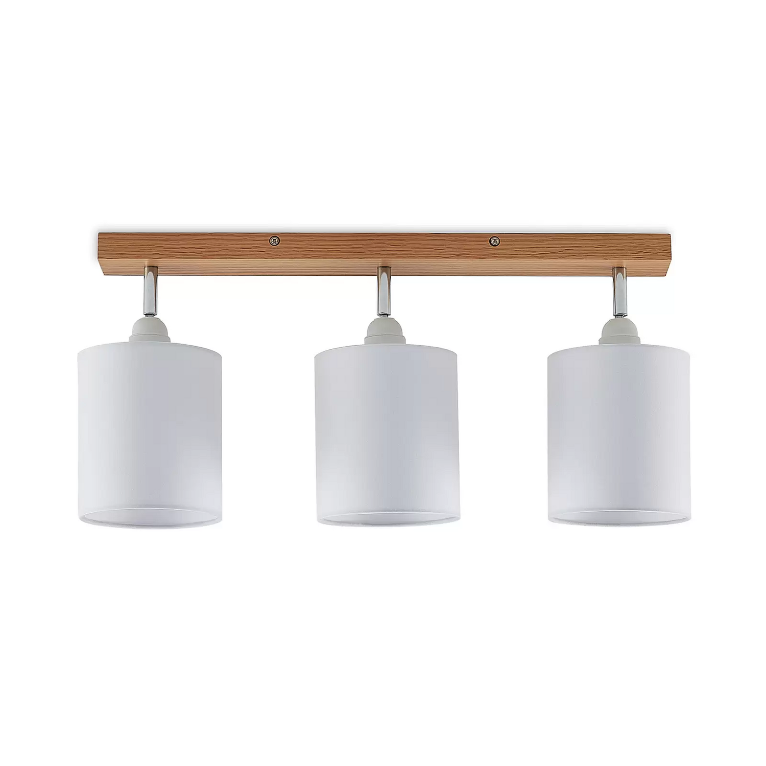 Spot de plafond Lindby Imarin de catégorie B, lampe de plafond, 3 lumières, blanc, culot E27 LED