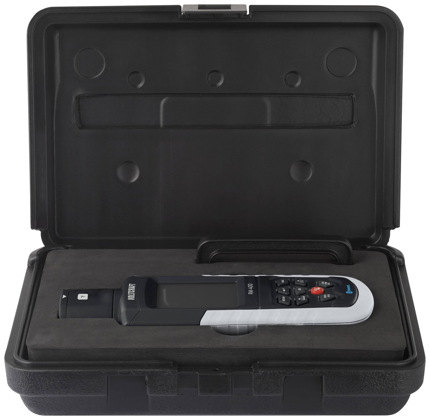 Compteur Geiger Voltcraft RM 400, alarme acoustique pour rayonnements alpha, bêta, gamma et rayons X (produit d'occasion).