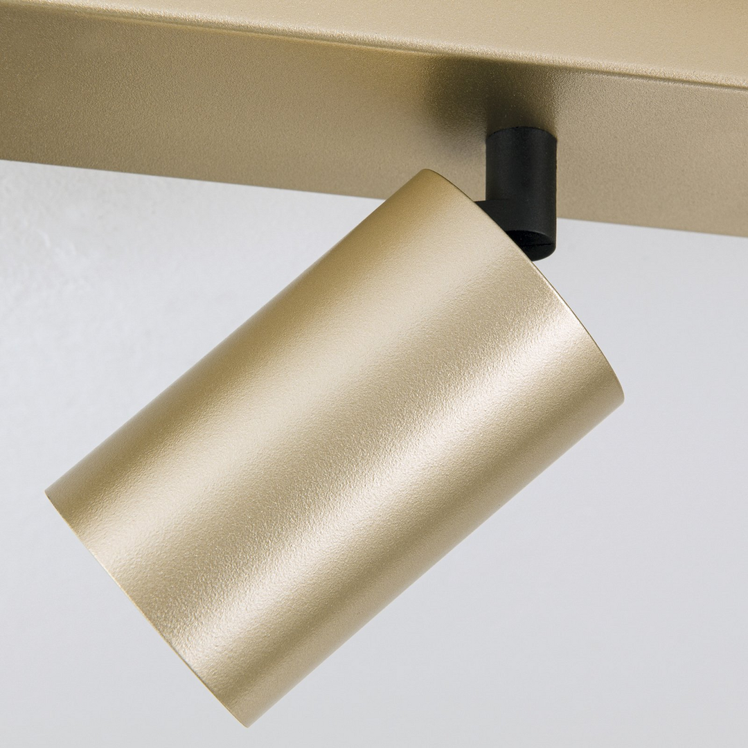 Strahler Sean goldfarben Metall schwenkbar Deckenstrahler Deckenlampe Lampe Spot