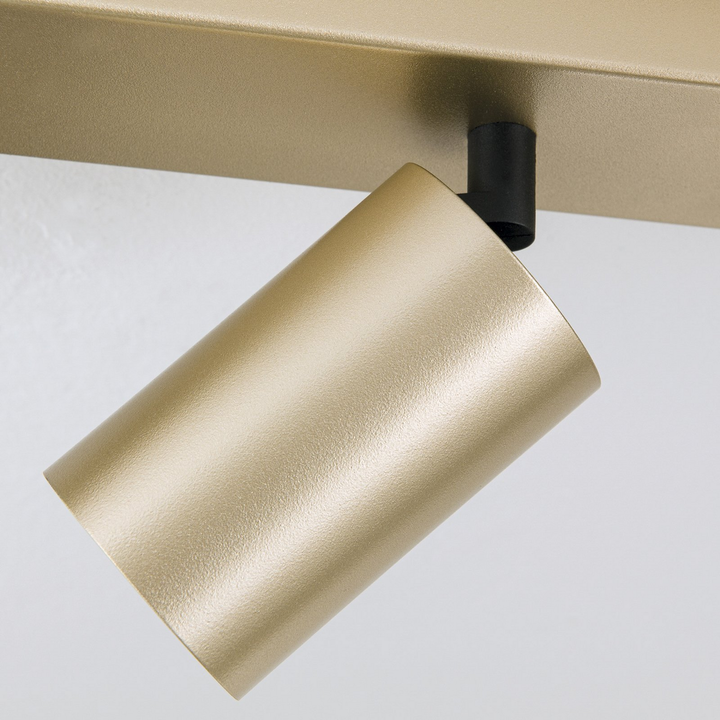Strahler Sean goldfarben Metall schwenkbar Deckenstrahler Deckenlampe Lampe Spot