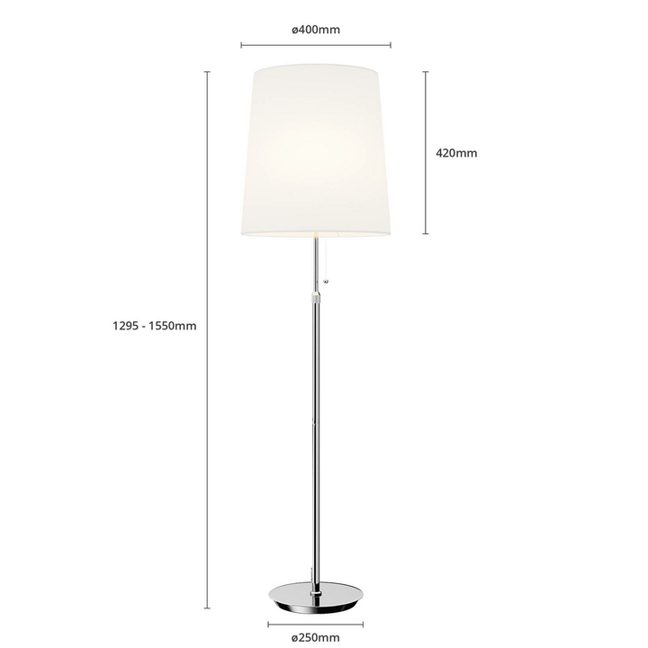 Lucande Pordis Stehlampe Wohnszimmerleuchte Standleuchte Dekoleuchte E27 155 Cm B-Ware
